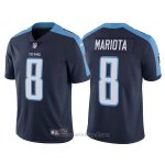 Camiseta NFL Limited Hombre Tennessee Titans 8 Marcus Mariota Azul Vapor Untouchable