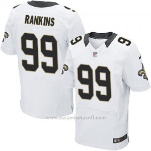 Camiseta New Orleans Saints Rankins Blanco Nike Elite NFL Hombre