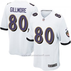 Camiseta Baltimore Ravens Gillmore Blanco Nike Game NFL Hombre