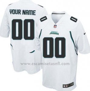 Camisetas NFL Limited Jacksonville Jaguars Personalizada Blanco