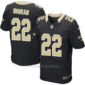 Camiseta New Orleans Saints Ingram Negro Nike Elite NFL Hombre