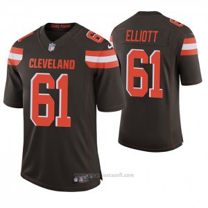 Camiseta NFL Game Cleveland Browns 61 Jordan Elliott 2020 Marron