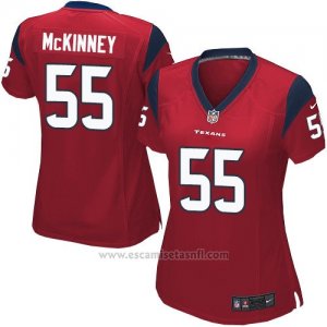 Camiseta Houston Texans McKinney Rojo Nike Game NFL Mujer