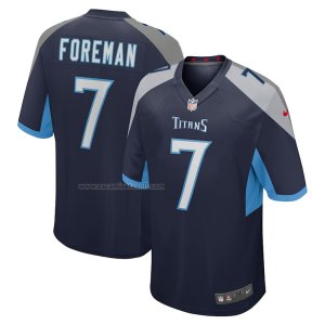Camiseta NFL Game Tennessee Titans Donta Foreman Azul