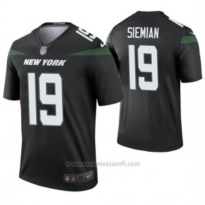 Camiseta NFL Legend Hombre New York Jets Trevor Siemian Negro Color Rush