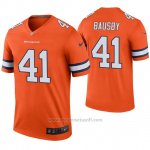 Camiseta NFL Legend Hombre Denver Broncos De'vante Bausby Naranja Color Rush
