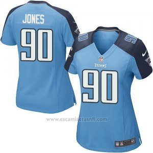 Camiseta Tennessee Titans Jones Azul Nike Game NFL Mujer