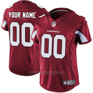 Camisetas NFL Mujer Arizona Cardinals Personalizada Rojo
