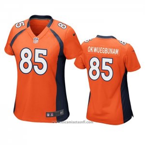 Camiseta NFL Game Mujer Denver Bronco Albert Okwuegbunams Naranja