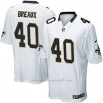 Camiseta New Orleans Saints Breaux Blanco Nike Game NFL Hombre