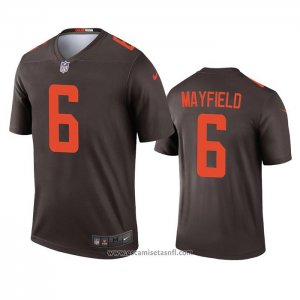 Camiseta NFL Legend Cleveland Browns Baker Mayfield Alterno 2020 Marron