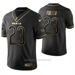 Camiseta NFL Limited Hombre Chicago Bears Kyle Fuller Golden Edition Negro