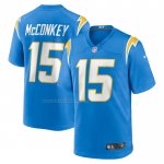 Camiseta NFL Game Los Angeles Chargers Ladd McConkey 2024 NFL Draft Azul