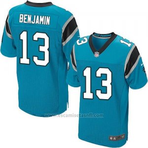 Camiseta Carolina Panthers Benjamin Azul Nike Elite NFL Hombre