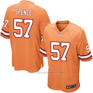 Camiseta Tampa Bay Buccaneers Spence Naranja Nike Game NFL Hombre2