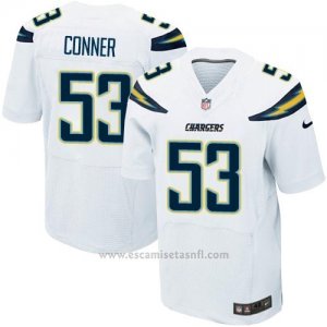 Camiseta San Diego Chargers Conner Blanco Nike Elite NFL Hombre