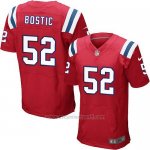 Camiseta New England Patriots Bostic Rojo 2016 Nike Elite NFL Hombre