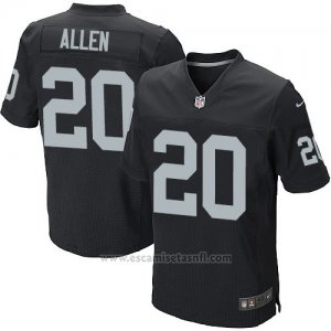 Camiseta Oakland Raiders Allen Negro Nike Elite NFL Hombre2