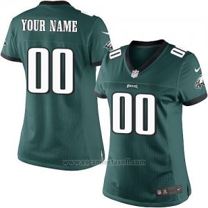 Camisetas NFL Mujer Philadelphia Eagles Personalizada Verde