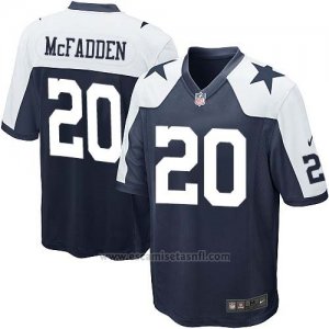 Camiseta Dallas Cowboys McFadden Negro Blanco Nike Game NFL Nino