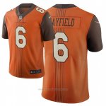 Camiseta NFL Limited Cleveland Marrons Baker Mayfield Ciudad Edition Marron