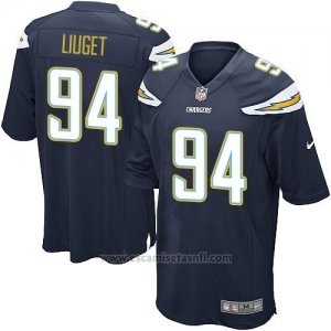 Camiseta San Diego Chargers Liuget Negro Nike Game NFL Hombre
