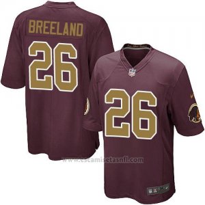 Camiseta Washington Redskins Breeland Marron Nike Game NFL Hombre