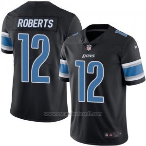 Camiseta Detroit Lions Roberts Negro Nike Legend NFL Hombre2