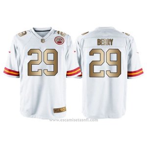 Camiseta Kansas City Chiefs Berry Blanco Nike Gold Game NFL Hombre