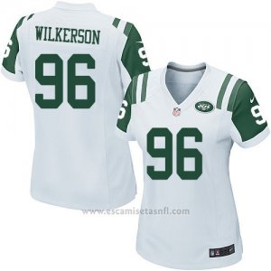 Camiseta New York Jets Wilkerson Blanco Nike Game NFL Mujer
