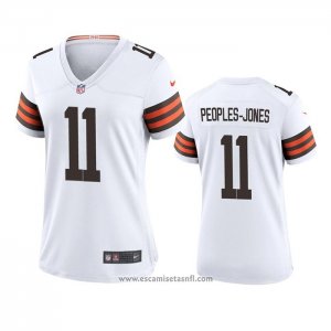 Camiseta NFL Game Mujer Cleveland Browns Donovan Peoples-Jones Blanco