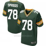 Camiseta Green Bay Packers Spriggs Verde Nike Elite NFL Hombre