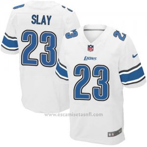 Camiseta Detroit Lions Slay Blanco Nike Elite NFL Hombre