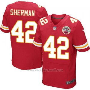 Camiseta Kansas City Chiefs Sherman Rojo Nike Elite NFL Hombre
