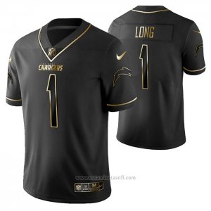 Camiseta NFL Limited Los Angeles Chargers Ty Long Golden Edition Negro