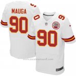 Camiseta Kansas City Chiefs Mauga Blanco Nike Elite NFL Hombre