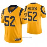 Camiseta NFL Limited Hombre St Louis Rams Clay Matthews Oro Color Rush