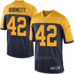 Camiseta Green Bay Packers Burnett Negro Amarillo Nike Game NFL Nino