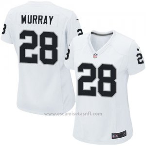 Camiseta Oakland Raiders Murray Blanco Nike Game NFL Mujer