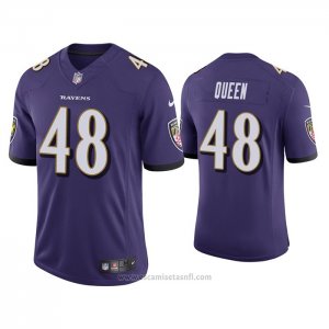 Camiseta NFL Game Patrick Queen Baltimore Ravens 2020 Vapor Violeta