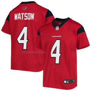 Camiseta NFL Game Nino Houston Texans Deshaun Watson Rojo2