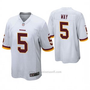 Camiseta NFL Game Hombre Washington Redskins Tress Way Blanco
