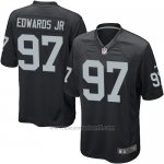 Camiseta Oakland Raiders Edwaros Jr Negro Nike Game NFL Hombre