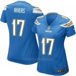 Camiseta San Diego Chargers Rivers Azul Nike Game NFL Mujer