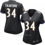 Camiseta Baltimore Ravens Taliaferro Negro Nike Game NFL Mujer