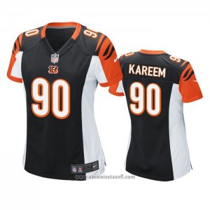 Camiseta NFL Game Mujer Cincinnati Bengals Khalid Kareem Negro