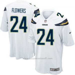 Camiseta San Diego Chargers Flowers Blanco Nike Game NFL Hombre