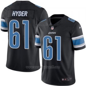 Camiseta Detroit Lions Hyder Negro Nike Legend NFL Hombre