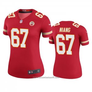 Camiseta NFL Legend Mujer Kansas City Chiefs Lucas Niang Rojo