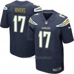 Camiseta San Diego Chargers Rivers Profundo Azul Nike Elite NFL Hombre